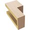 Ekena Millwork 4"W x 4"D x 8"H Wide Chapel Hill Rough Cedar Woodgrain TimberThane Corbel, Primed Tan CORUR04X04X08CHPRCPR - alternate 6